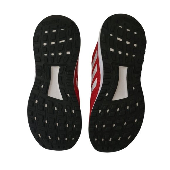 Adidas Duramo 9 Red White Cloudfoam Lite Racer Sneakers Men's Size 3 (BB7059) - Picture 6 of 8